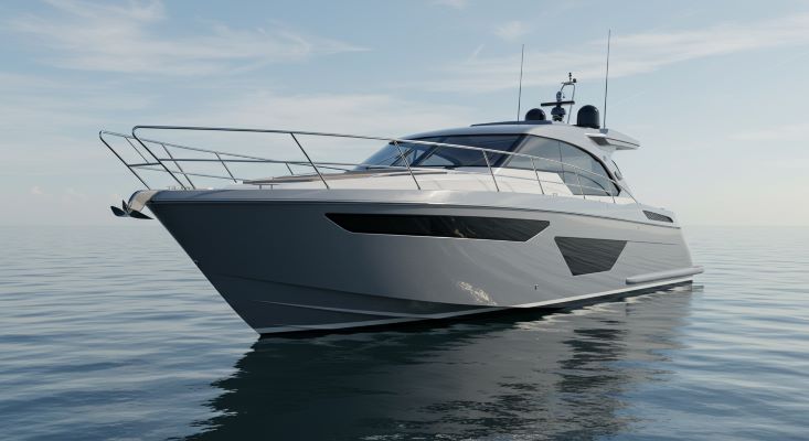 Yacht with thruster system